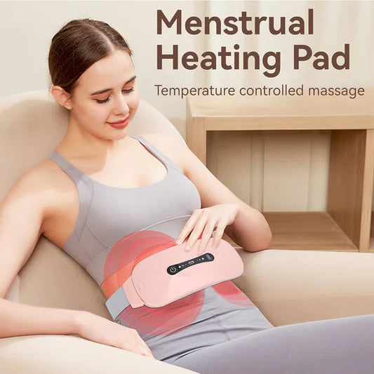 Electric Heating Pad Women Vibrator for Period Pain Relief
