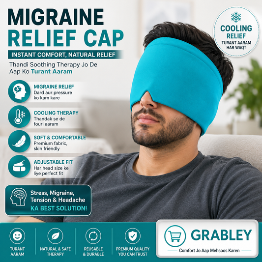 Headache and migraine Relief Cap Hot & Cold Therapy Cap