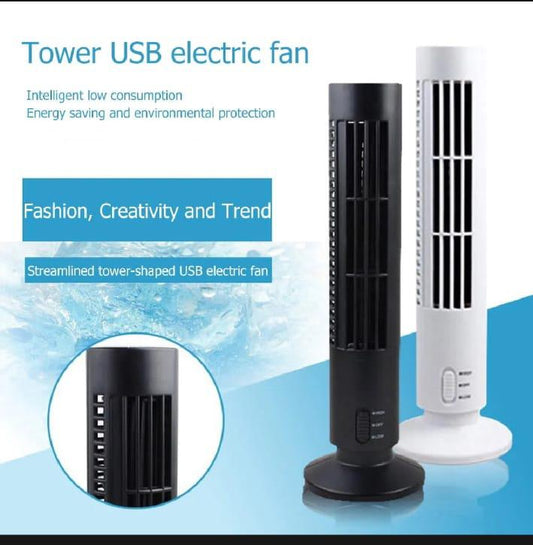 USB Electric Fan – Portable Rechargeable Mini Desk Fan with Adjustable Speed