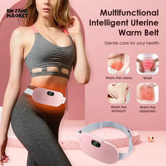 Electric Heating Pad Women Vibrator for Period Pain Relief