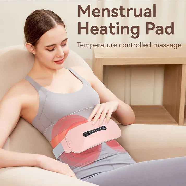 Electric Heating Pad Women Vibrator for Period Pain Relief