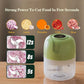Electric Garlic Chopper, 250ML Mini Vegetable Chopper With USB Rechargeable,