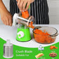 Multifunctional Roller Vegetable Cutter, 3 In 1 Vegetable Slicer And Cutter, Manual Rotary Drum Greator