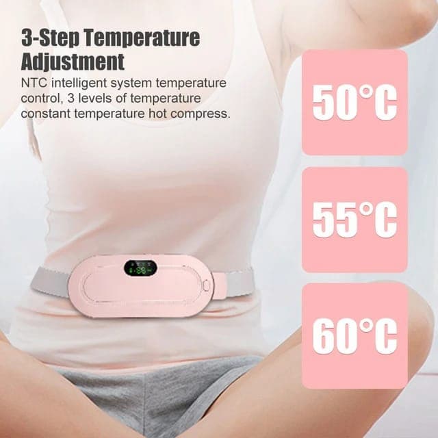 Electric Heating Pad Women Vibrator for Period Pain Relief