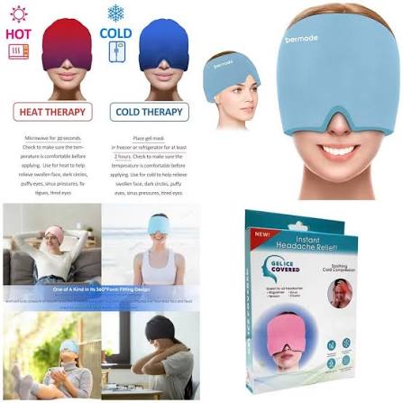 Headache and migraine Relief Cap Hot & Cold Therapy Cap