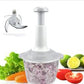 Multi-Functional Hand Press Manual Plastic Chopper 1.5L